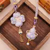 Collar de Joyería Brocado de Canción: """El Aura Morada Viene del Este" - Colgante de Collar Morado Estilo Antiguo para Atuendos Hanfu"""