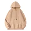 Sudadera de Algodón Puro de Invierno con Logo Personalizado Ropa de Trabajo Sudadera con Capucha y Forro Polar Pulóver Cuello Redondo Camisa para Reunión Anual Uniforme de Clase
