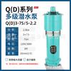 Bomba sumergible multietapa Gold mink 220V agrícola de alta presión bomba de agua bomba riego aspersión pozo profundo agua monofásica bomba de agua
