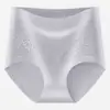 Ropa interior de algodón de cintura alta para mujeres de mediana edad y ancianas, que contrae el abdomen, levanta las caderas, para chicas regordetas, talla grande, equipo antibacteriano, calzones para mamá