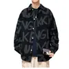 Camisa de Pana de Manga Larga Holgada Talla Grande para Hombre Tendencia Estilo Universitario Casual Coreano Chaqueta para Hombre Tendencia