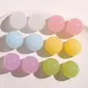 Cuentas Semisemicírculo Tridimensional Nuevas de 17 mm Accesorios de Resina de Colores Caramelo Accesorios para Pendientes y Llaveros DIY
