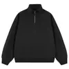 Sudadera ACU para hombre, media cremallera, manga raglán, cuello alto pequeño, nuevo producto otoño e invierno 2026, top casual de moda con patchwork