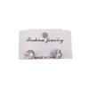 Europa y Estados Unidos temperamento simple comercio exterior Amazon AliExpress aretes de circonita con garra aretes aretes traje de 12 aretes de diamantes
