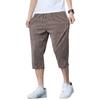Pantalones Capri Casuales Holgados de Seda Helada a la Moda para Hombre 2025 Nuevo Verano Delgados Transpirables de Secado Rápido Shorts Deportivos