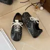 Zapatos de entrenamiento alemanes zapatos individuales color de nicho bloqueo de color apertura profunda cuadros suela gruesa Argan zapatos casuales zapatos deportivos para cuatro estaciones nuevo retro