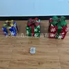 Caja de Regalo Luminosa Navideña Transfronteriza Tela Plegable Hierro Forjado Lámpara LED Caja de Regalo Centro Comercial Navideño Hotel Adornos