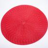Tejido Transfronterizo Amazon Estilo Nórdico Simple Redondo Color Sólido Salvamanteles Resistente al Calor Anti-Quemaduras Brillo Fino Vajilla Antideslizante