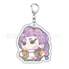 Kpop Onda Coreana Caçadora de Demônios Grupo Feminino Merchandise Chaveiro Lumi Mila Zoi Feito por Fãs Pingente Dupla Face de Acrílico
