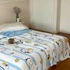 Colcha Refrescante para o Verão, Colcha Estampada para Ar Condicionado, Lavável à Máquina, Colcha Fina Tipo Seda, Colcha para Presente, Atacado, Exportação, Fresca e Refrescante