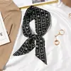 Nuevo tocado de Corea del Sur de primavera bufanda larga de seda estilo retro francés cinta para el pelo de mujer accesorio para el pelo versátil banda para el pelo de cinta personalizada
