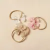 Comercio Exterior Transfronterizo Nuevos Accesorios para el Cabello de Niños Malla de Encaje para Bebé Lazo Tridimensional Diadema Fina Elástica de Nylon