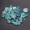 Cuentas de Ábaco Flor Flotante Verde Bashan Cuentas Hecho a Mano Pulsera DIY Colgante Accesorios Semi-Terminados Venta al por Mayor en Stock