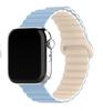 Adequado para Pulseira Apple Watch Iwatchs11 Silicone Magnético Laço Bicolor Fivela Pulseira Applewatch