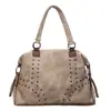 Bolso tote de gran capacidad para mujer, nuevo bolso de hombro versátil de moda vintage, bolso tote de alta gama para el día a día