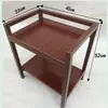 Venda Direta de Fábrica Mesa de Mahjong Mesa de Chá com Porta-Copos, Mesa de Chá de Aço e Madeira, Mesa de Mahjong com Porta-Copos, Porta-Copos para Salão de Mahjong