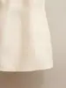 Estilo Nuevo Primavera y Verano de Yili Zhuoya Vestido Chaleco de Encaje con Cordones y Cuello de Muñeca con Perlas para Mujer