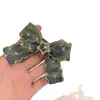 Pinza para el pelo de mezclilla con lazo retro lindo para niñas, Pinza de diseño con estrellas, Pinza para el pelo de moda Y2K, Adorno para la cabeza
