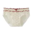 Ropa Interior Roja Nueva para Niñas Algodón Puro 10A Antibacteriana Entrepierna Extendida Año Zodiacal de Chica Dulce Calzones para Mujer