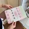 Funda protectora para tablet iPad air 8/7/6 pastel de retazos rosa adecuada para Pro 11/13 a prueba de caídas 10/11