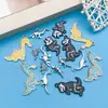 Mezcla de 8 Animales Dinosaurios Herbívoros Lindos de Dibujos Animados Colgante de Aleación de Zinc Accesorios de Joyería para Pulsera DIY Collar Llavero