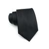 Corbata formal de negocios para hombre, oficial de ventas de unidad de trabajo, versión ancha, 8 cm, azul marino/negro