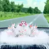 Nuevos Adornos para Coche Diosa Lindos Decoraciones para la Consola Central del Interior del Coche Viajes Seguros Ciervo Ambientador para Coche