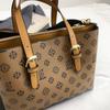 Bolsa de Ombro de Alta Qualidade Transfronteiriça Bolsa Cesta de Legumes para Mulheres 2025 Nova Bolsa Saco Estampada Retrô Bolsa de Ombro Bolsa Transversal
