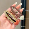 Pinza para el pelo azul de alta calidad con flequillo lateral sin costuras, pinza lateral para mujer, nuevo estilo 2026, accesorio para el pelo para peinar cabello corto