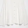 Atacado de Roupas Femininas Transfronteiriças Estilo Europeu e Americano Verão Nova Moda Versátil Simples Cor Sólida Fivela de Nó de Corda Camisa Top Solto