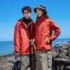 Ropa de asalto tres en uno, forro polar, otoño e invierno, nuevo, para hombres y mujeres, para exteriores, resistente al viento, impermeable, desmontable, conjunto de camping de dos piezas
