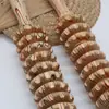 Nuevo rodillo masajeador de meridianos abdominales de nueve ruedas de madera para uso doméstico, para personas mayores, equipo de masaje de madera maciza para el cuerpo, venta al por mayor