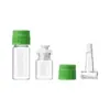 Frascos com tubo dispensador de pó de água controlada de grau médico 2/3/5/6/7/8/10/15/20ml com tampas de rasgar