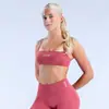 DF Nuevo Traje de Yoga Ajustado Pantalones Cortos de Fitness Pantalones de Cadera Sujetador Deportivo con Tirantes Chal de Manga Larga Running