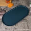 Conjunto de Chá para Sala de Estar Doméstica Bandeja para Xícara de Chá Oval Japonês Criativo Moderno Simples Prato de Frutas Café da Manhã Prato para Lanches
