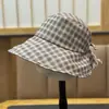 Chapéu de Pescador Simples para Primavera e Verão para Mulheres, Chapéu Bucket Xadrez Estilo Japonês e Coreano, Chapéu Versátil Casual com Proteção Solar para Homens, Tendência Estilo Coreano