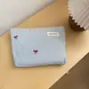 Bolsa de Almacenamiento Simple con Lazo, Bolsa Interior Esencial para Viaje, Bolsa para Retoques de Maquillaje, Bolsa de Almacenamiento de Cosméticos Portátil de Gran Capacidad para Mujeres