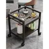 Prateleira de Armazenamento Removível Mesa Lateral Pequena Máquina de Mahjong Mesa de Mahjong Mesa de Café Mesa Lateral para Chá Sala de Xadrez e Cartas Porta-Cartas