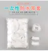Tapones para los oídos desechables alta presión PE perforación de oreja baño y lavado de cabello para prevenir la entrada de agua protección auditiva tapones para teñir el cabello paquete de 100