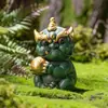 Decoración para Acuario de Micro Paisaje de Arenisca Verde Estilo Chino Hecha en Fábrica, Nuevo Pixiu Estilo Chino Sosteniendo una Bola, Adorno Creativo, Pieza Decorativa para Regalo