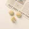 Nuevo Producto Creativo Lana Tejida a Mano Fresa Hecho a Mano DIY Accesorios de Pasador de Pelo de Nicho Ropa Accesorios para Zapatos y Calcetines de Niños