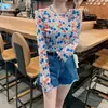 Camiseta Ins de Manga Curta Solta Emagrecedora para Mulheres, Estilo Coreano Estampada para Estudantes, Camiseta Básica Estilo Hyuna Atacado
