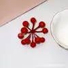 Explosiones de fábrica directo fruta de Navidad alambre rojo fruta roja fruta de acebo rico adornos de decoración de boda grandes favorablemente