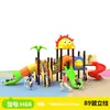 Parque de Diversões Grande Deslizador Externo Combinação de Tobogãs Equipamento de Playground Externo Comunitário Instalações de Brincadeiras Infantis