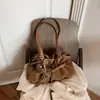 Bolso de axila plisado estilo coreano, bolso de diseño de nicho de alta gama para mujer, nuevo modelo 2026, bolso de hombro elegante y con estilo