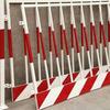 Barandilla de Seguridad para Obra 1.2* 2m Valla de Seguridad Antiescalada para Uso en Exteriores