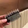 Grampo de Cabelo de Cristal da Moda para Arrumar Fios Soltos, Grampo Moderno para Franja e Nuca, Acessório de Cabelo Atacado