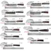 Conjunto de facas de cozinha Cross-Border com cabo de madeira em aço inoxidável, cores populares, para cozinhar, cortar legumes e frutas. Faca Santoku, utensílio de cozinha doméstico.