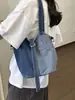 Bolso de Mano Versátil para Viajes Diarios de Mujer, Nuevo Bolso Cubo de Mezclilla, Tendencia de Nicho Verano 2026 Bolso de Hombro Cruzado