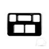 Adecuado para 13-18 Subaru Forester panel de ajuste de faros negro piano negro brillante modificación de interior de coche